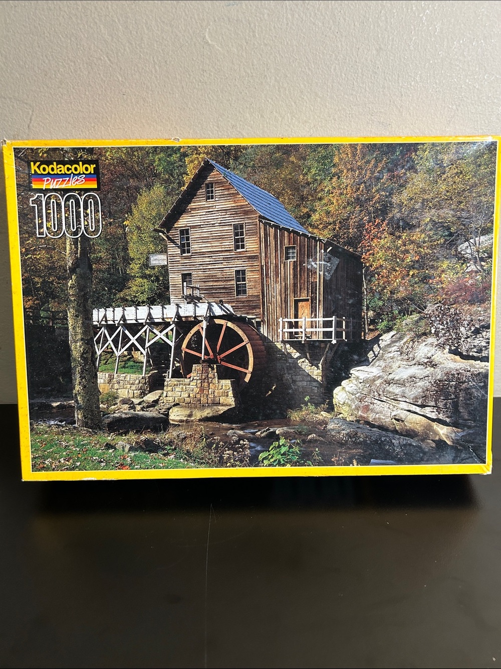 Kodacolor 1000-Piece Jigsaw Puzzle (No. 21001)  Glade Creek Grist Mill Sealed.